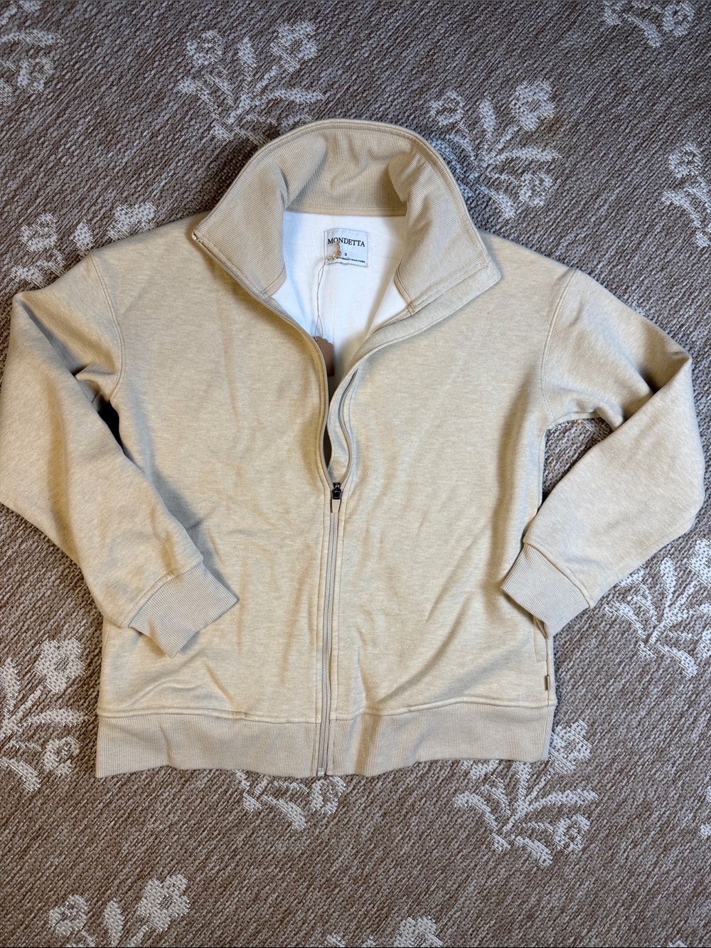 Mondetta  Light Beige Full-Zip Jacket